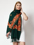 Women's Aari Embroidery Wool Stole